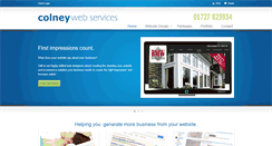 Desktop Screenshot of colneywebservices.co.uk